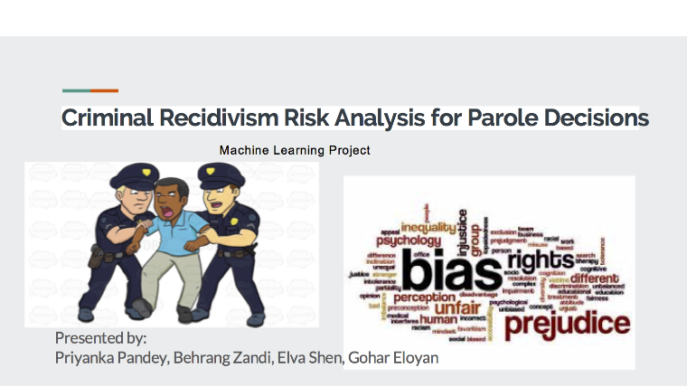 Criminal Recidivism Risk Analysis